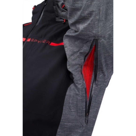 Spyder Men's Black Gray Ski Jacket with Red Accents SPYDER
Titan GTX ski jacket - Picture 4 of 16